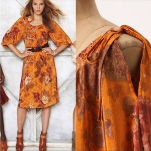 Moulinette Soeurs Anthropologie Cara Cara Silk Dress 4